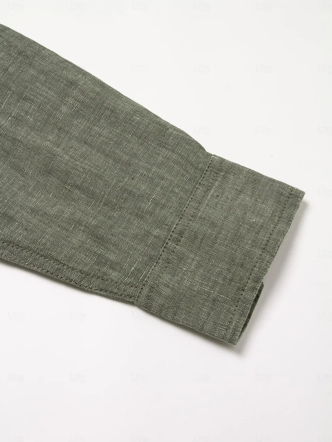 100% Linen Turndown Collar Casual Shirt