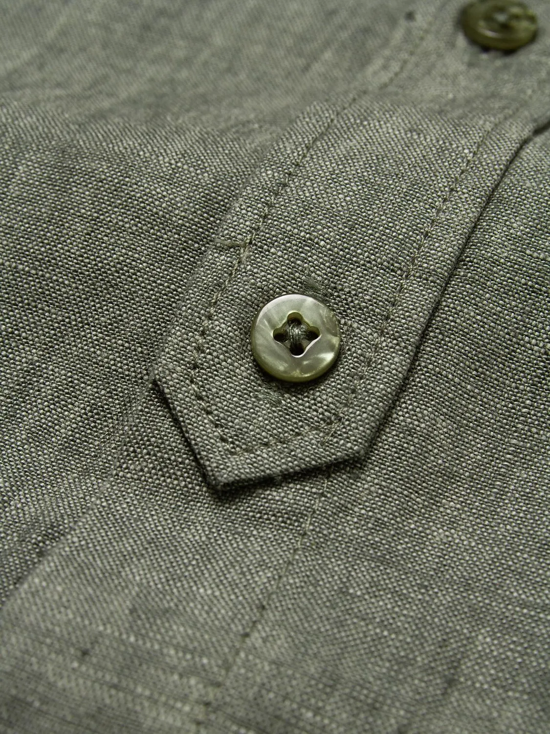 100% Linen Turndown Collar Casual Shirt