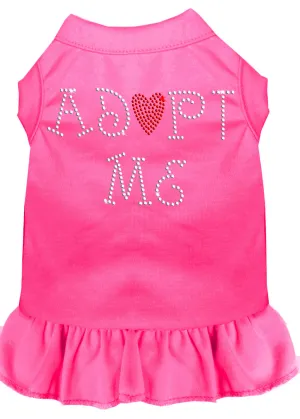 Adopt Me Rhinestone Dress Bright Pink Sm