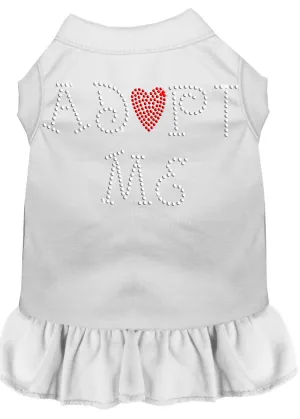 Adopt Me Rhinestone Dress White Xxl