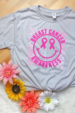 All Smiles Breast Cancer Awareness Unisex Dri-Power Poly Tee