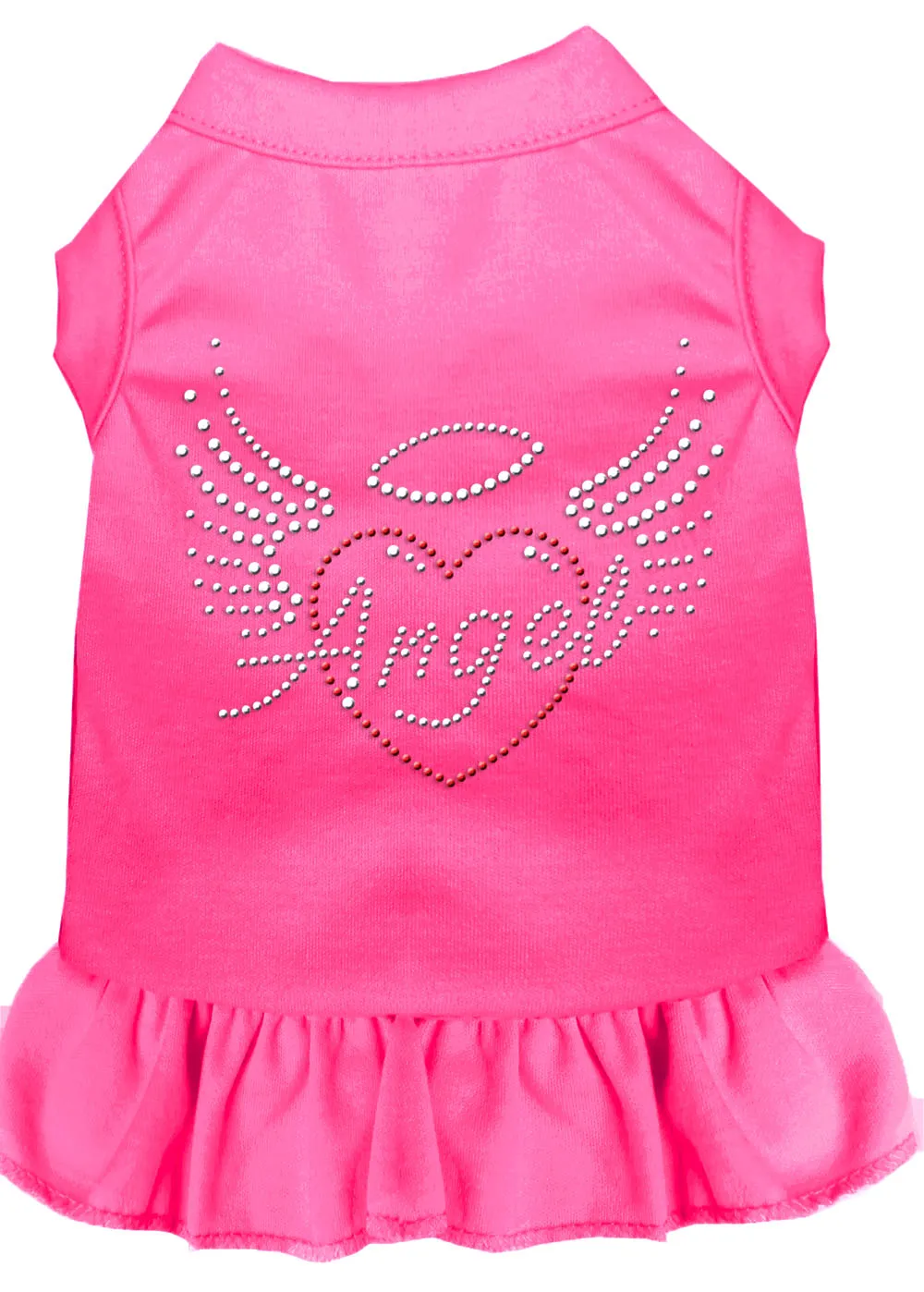 Angel Heart Rhinestone Dress Bright Pink Xl