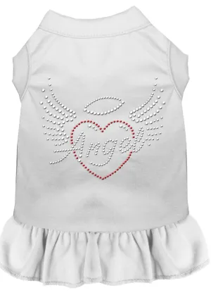 Angel Heart Rhinestone Dress White Med