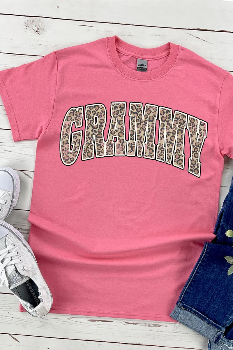 Arched Grammy Leopard Dri-Power 50/50 Tee