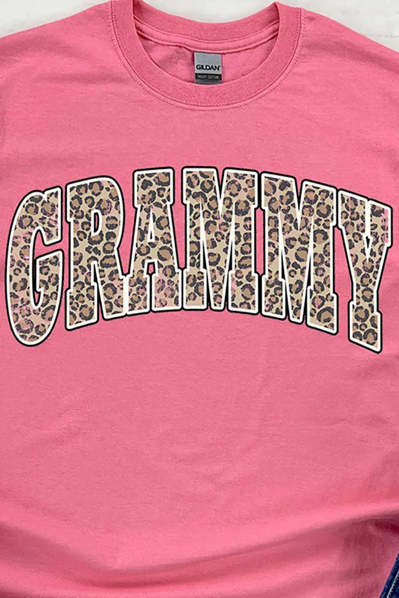 Arched Grammy Leopard Dri-Power 50/50 Tee