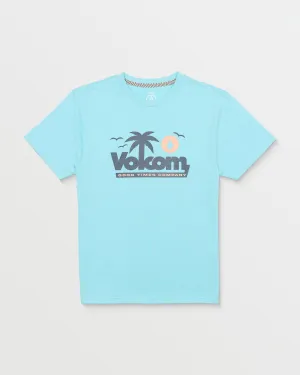 Big Boys Vacay All Day Short Sleeve Tee - Light Blue