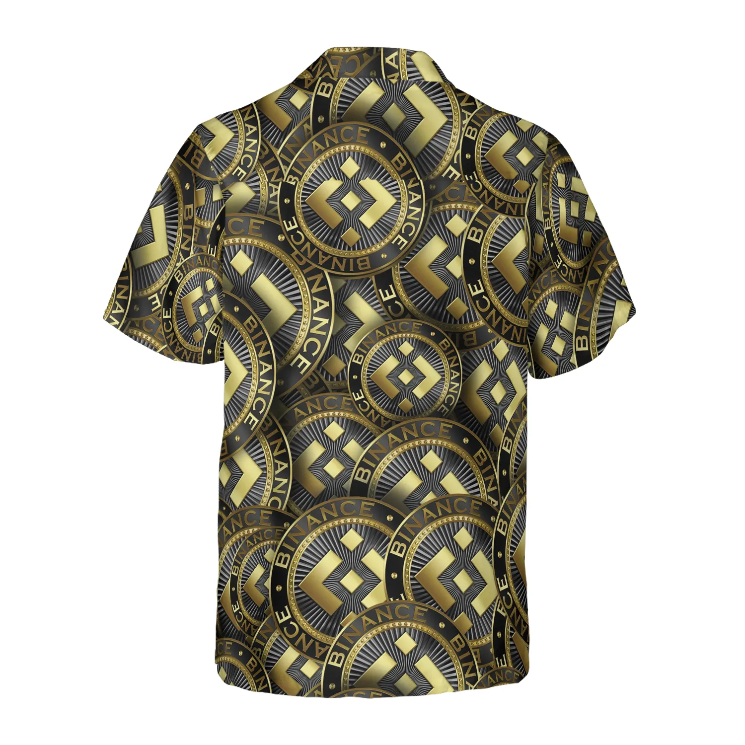Binance Coin Golden Coin Hawaiian Shirt