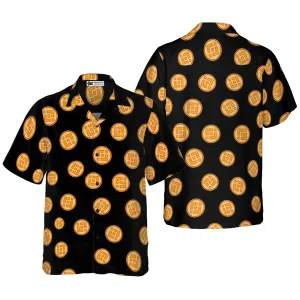 Binance Coin Logo Pattern Art Hawaiian Shirt