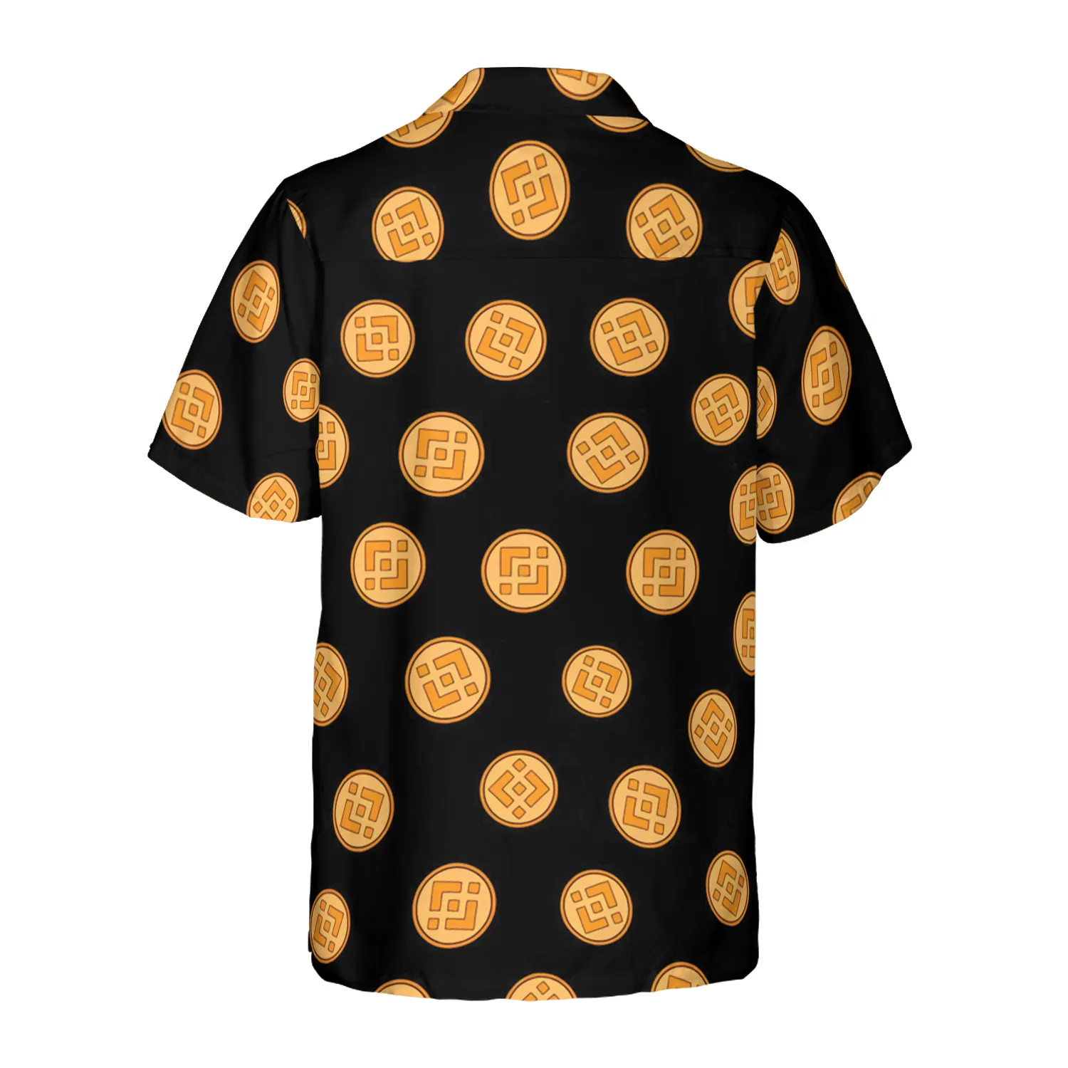 Binance Coin Logo Pattern Art Hawaiian Shirt