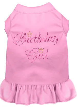 Birthday Girl Rhinestone Dress Light Pink Xl