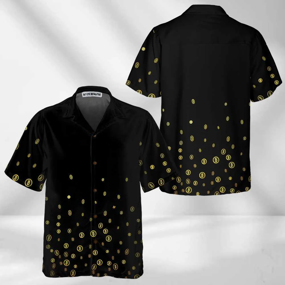 Bitcoin Crypto Mining Hawaiian Shirt, Unique Bitcoin Shirt For Men