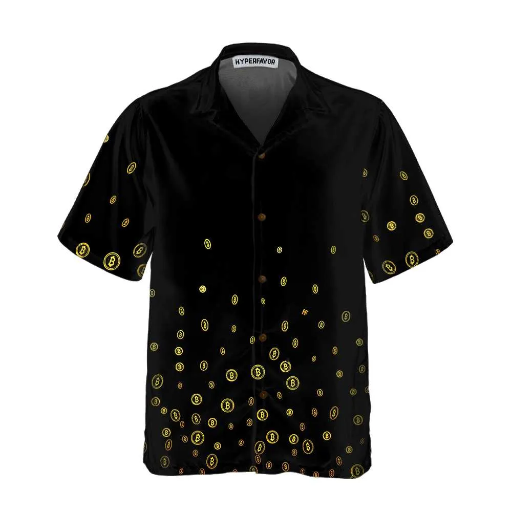 Bitcoin Crypto Mining Hawaiian Shirt, Unique Bitcoin Shirt For Men
