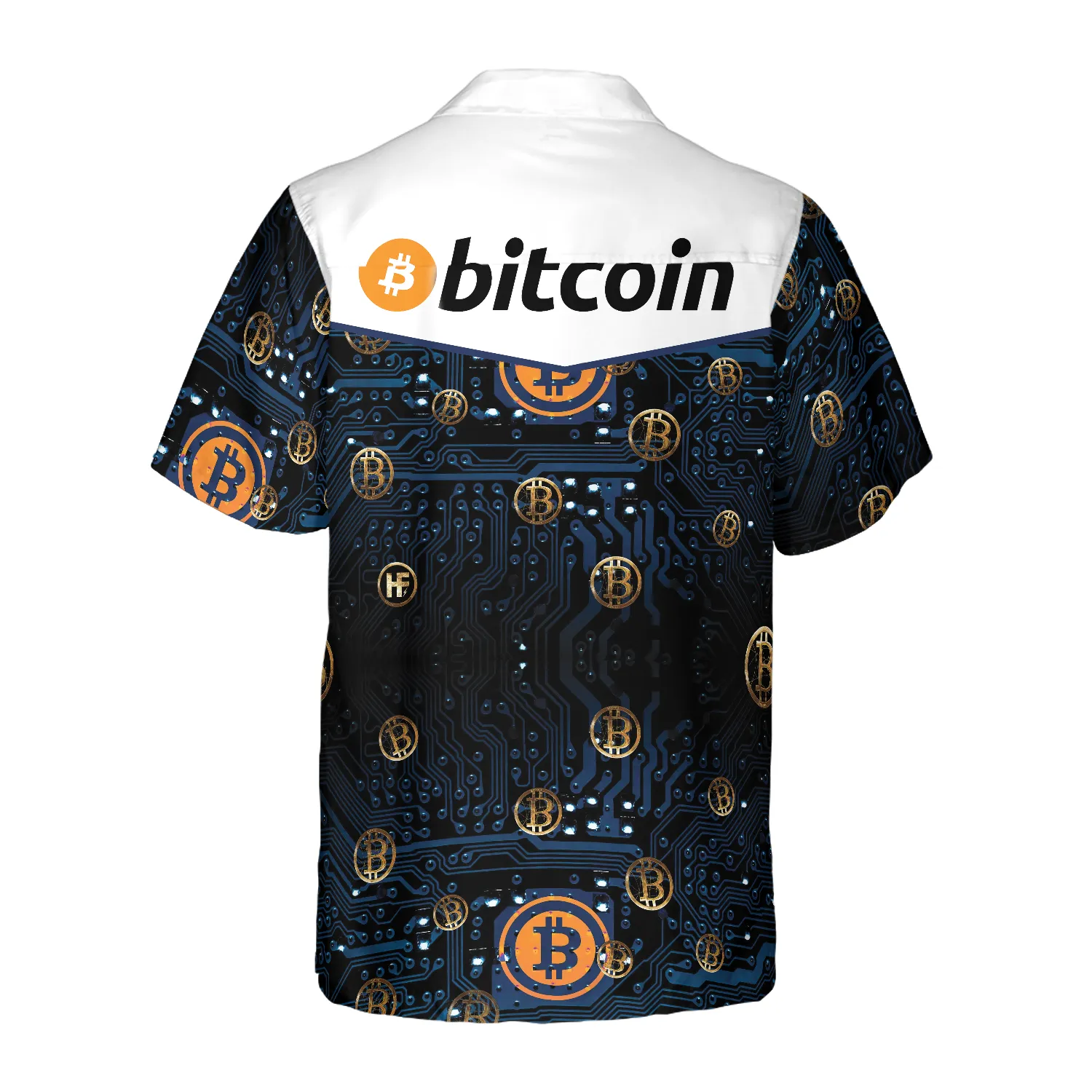 Bitcoin Logo Hawaiian Shirt