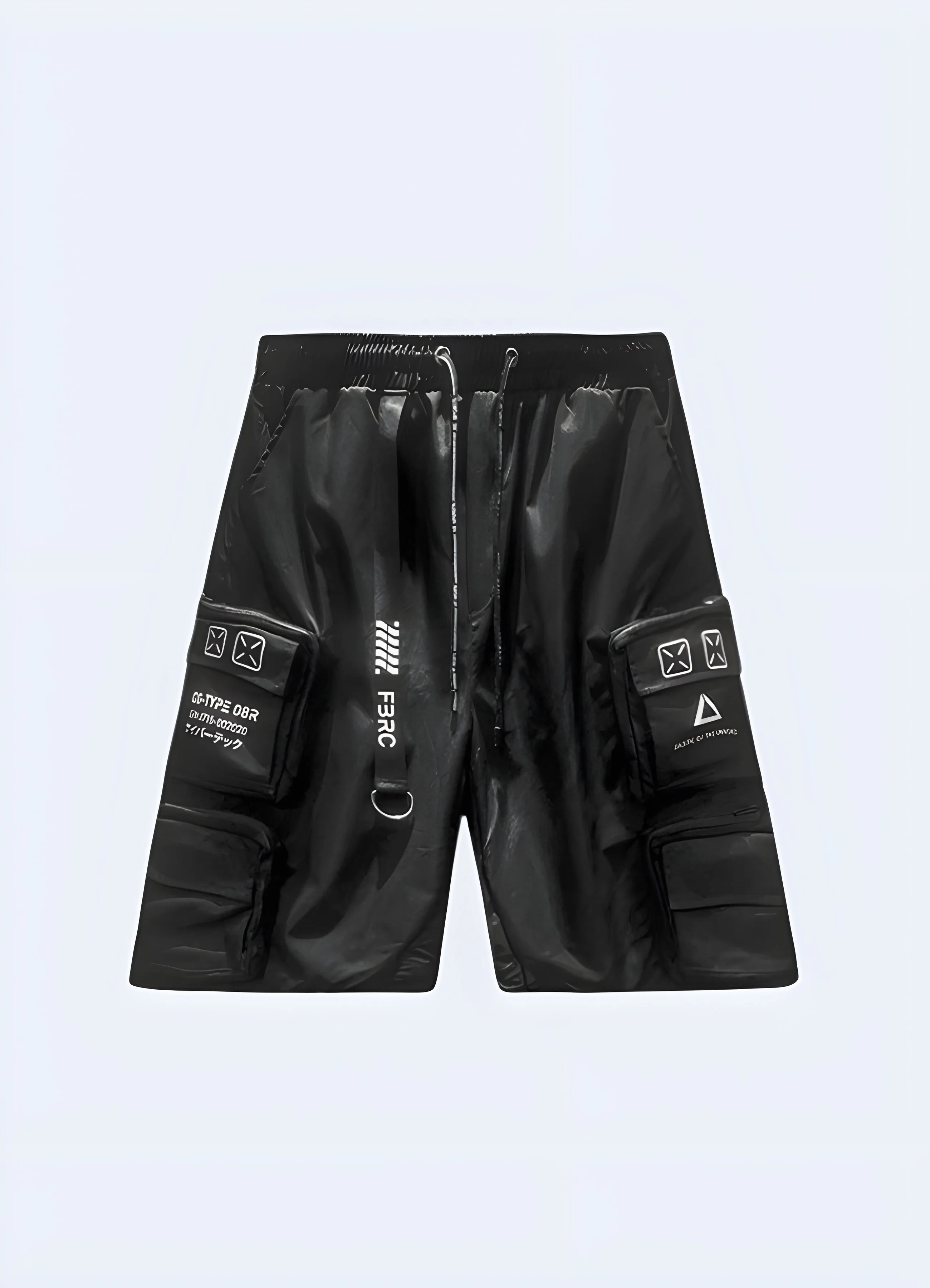 Black Harajuku Tactical Shorts