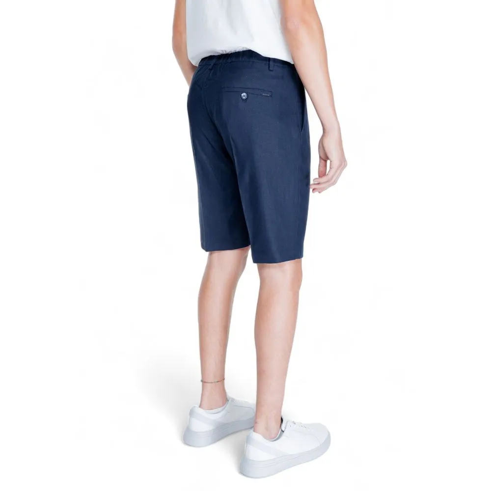 Blue Linen Short