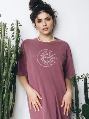 Boho Sun and Moon Comfort Colors® Tshirt