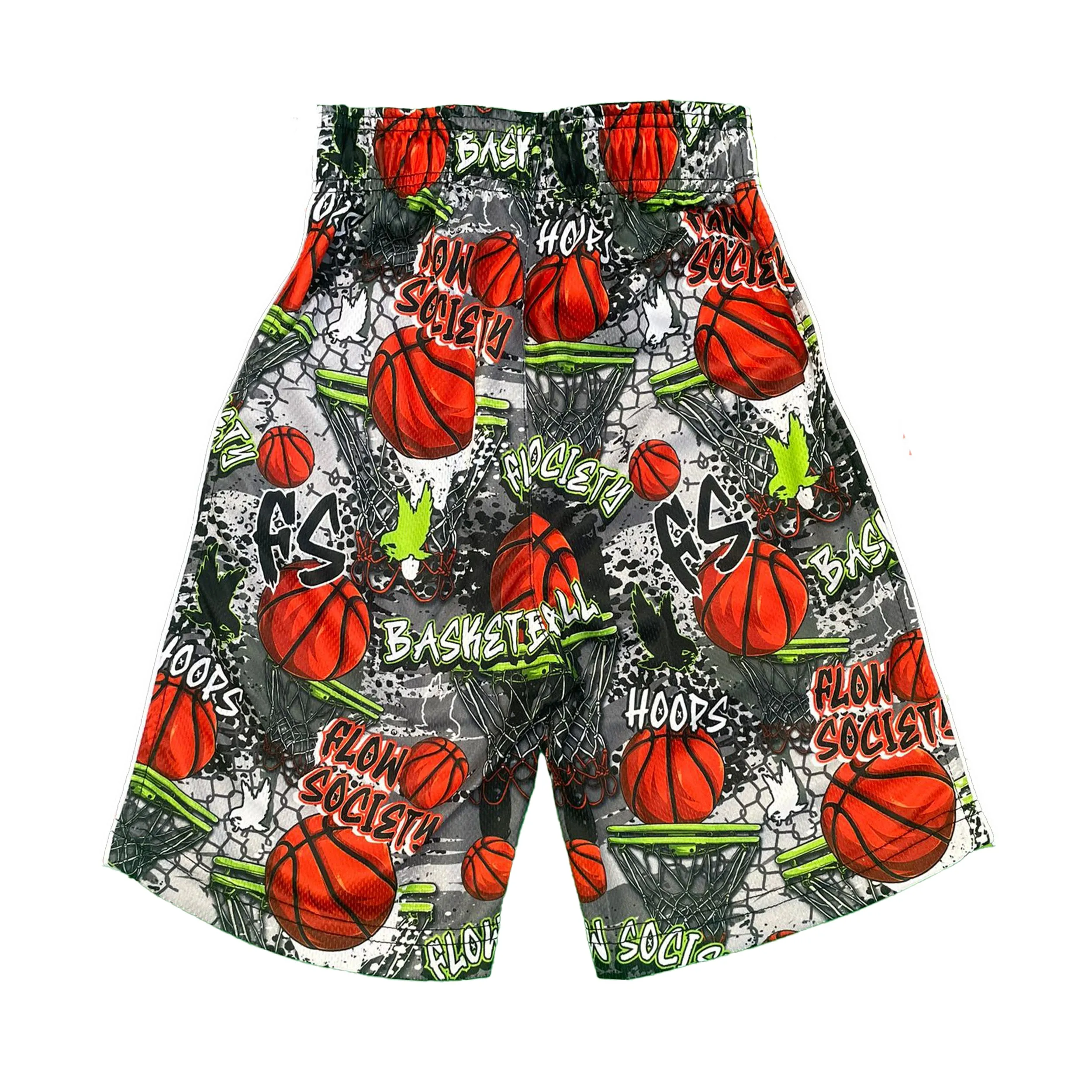 Boys Grey FS Hoops Attack Short