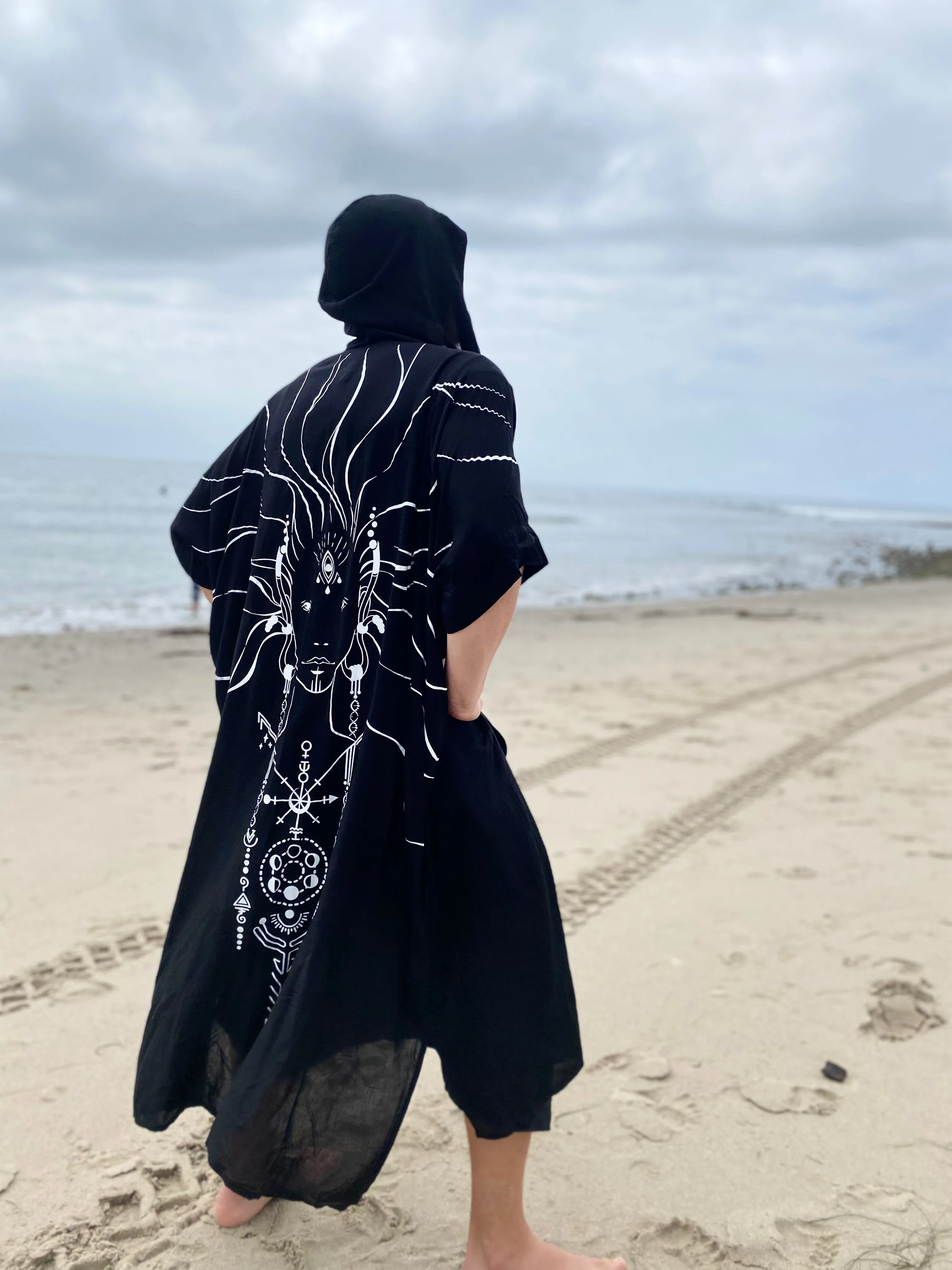 Celestial Spirit | Black Kimono | Him