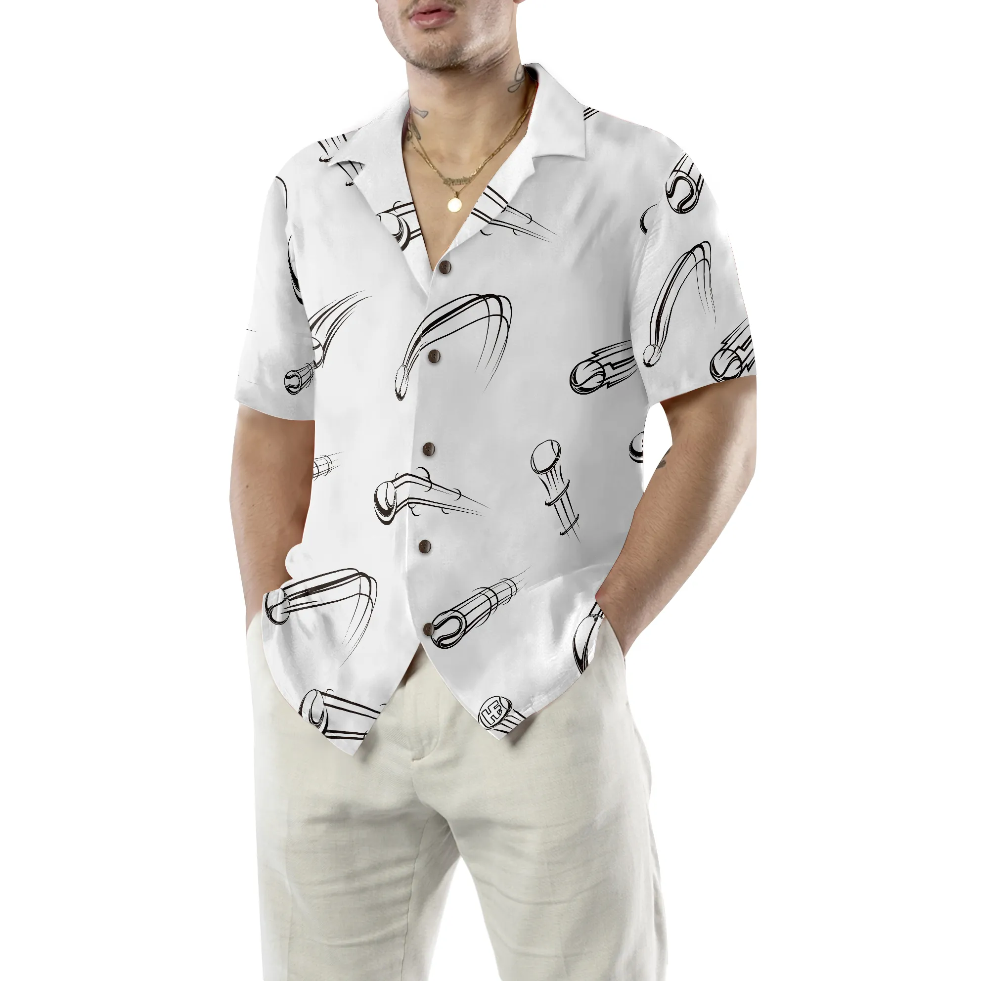 Champions Train Losers Complain Tennis Ball Seamless Hawaiian Shirt