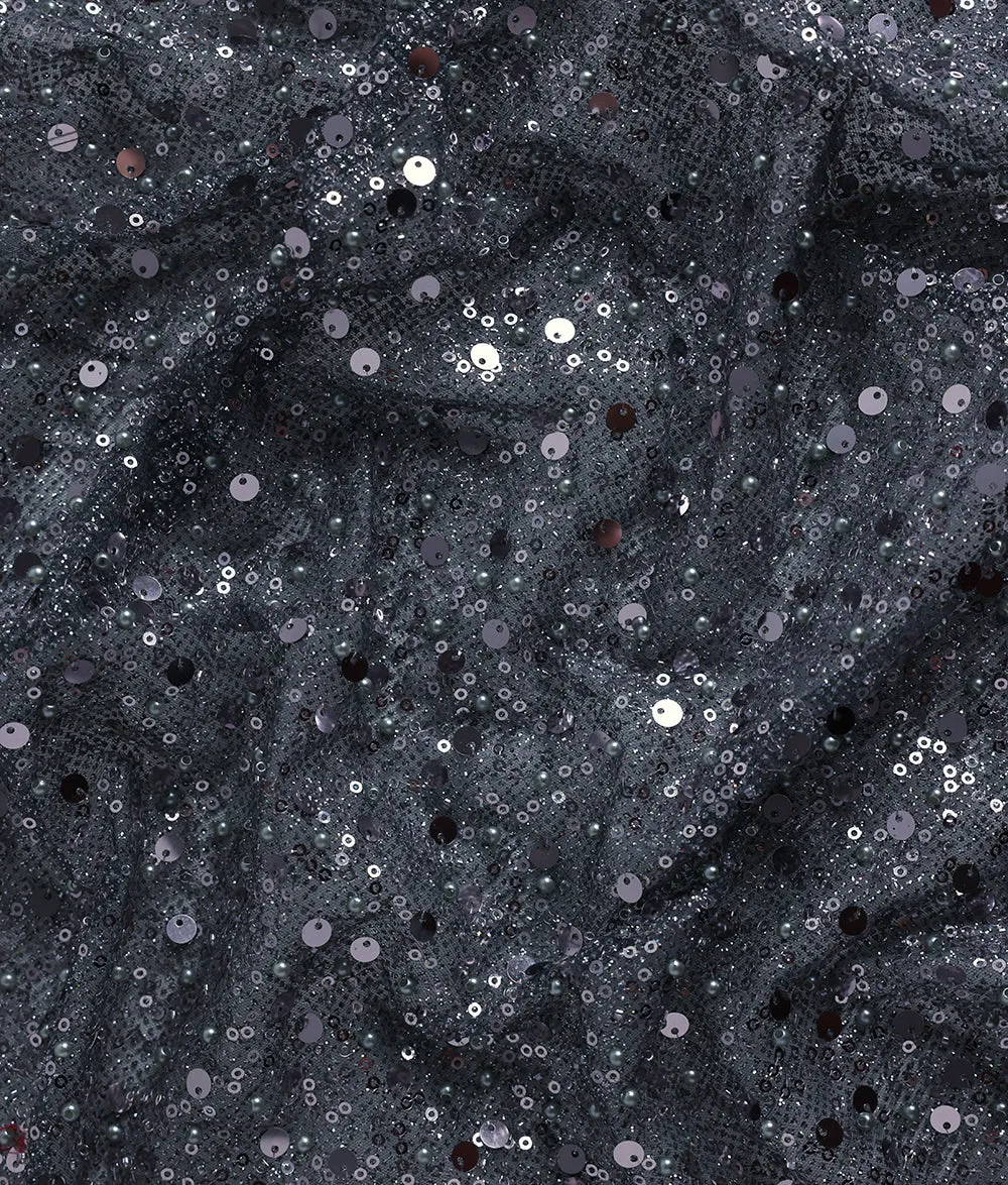 Chiara Sequins and Thread Embroidery
