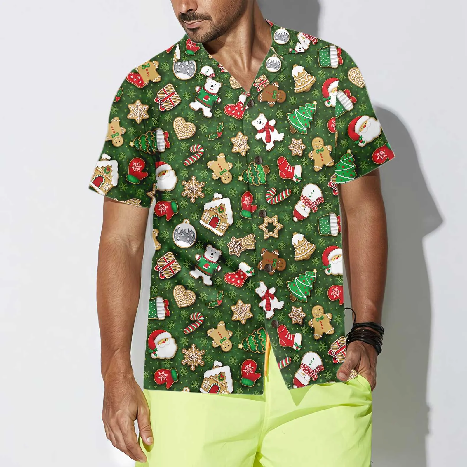 Christmas All Over Cookies Hawaiian Shirt, Funny Christmas Shirt, Best Christmas Gift