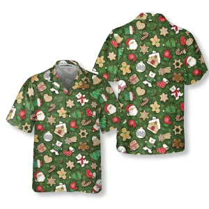 Christmas All Over Cookies Hawaiian Shirt, Funny Christmas Shirt, Best Christmas Gift