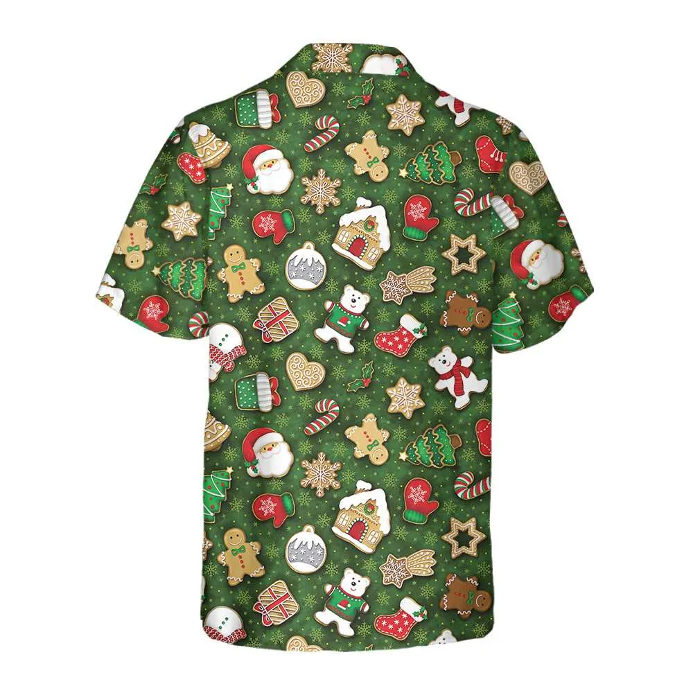 Christmas All Over Cookies Hawaiian Shirt, Funny Christmas Shirt, Best Christmas Gift