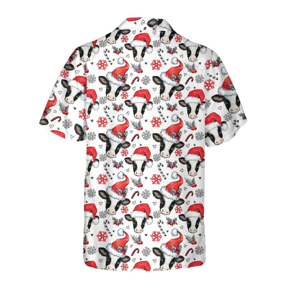 Christmas Cow Hawaiian Shirt, Funny Christmas Shirt, Best Gift For X-mas