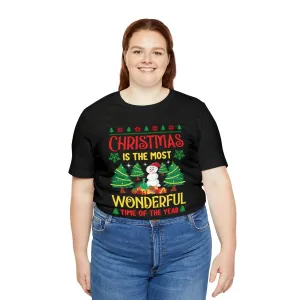 Christmas is the Most Wonderful Time of the Year | Christmas t-shirts | Oversize Graphic Etsy T-shirt Loose fit