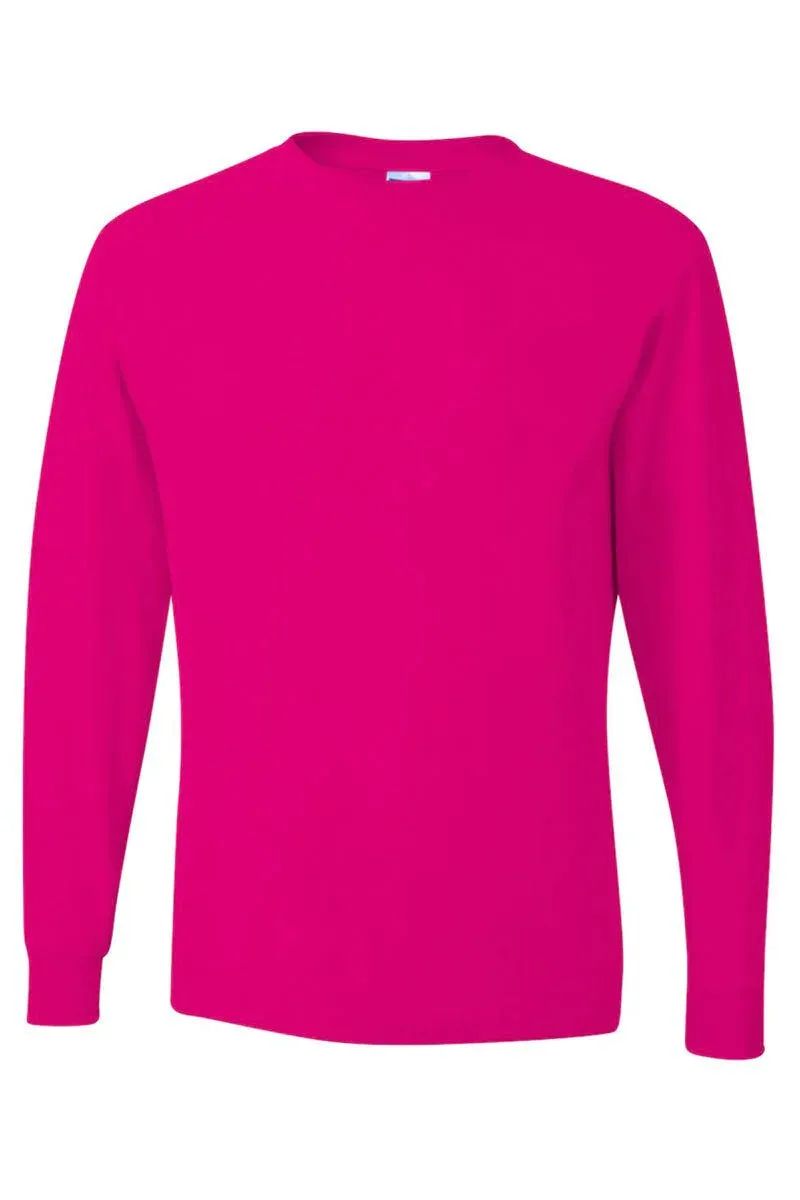 Country On Colorful Chenille Patch Unisex Dri-Power Long-Sleeve 50/50 Tee