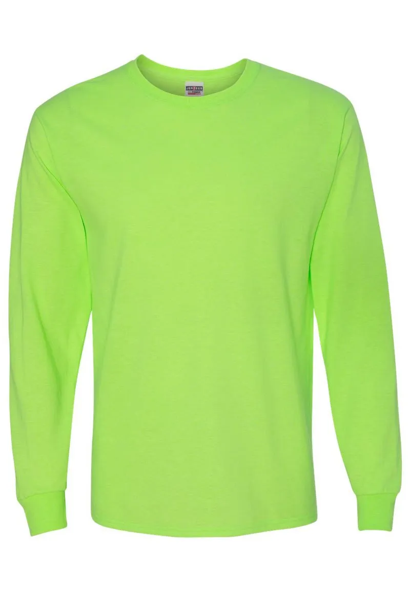 Country On Colorful Chenille Patch Unisex Dri-Power Long-Sleeve 50/50 Tee