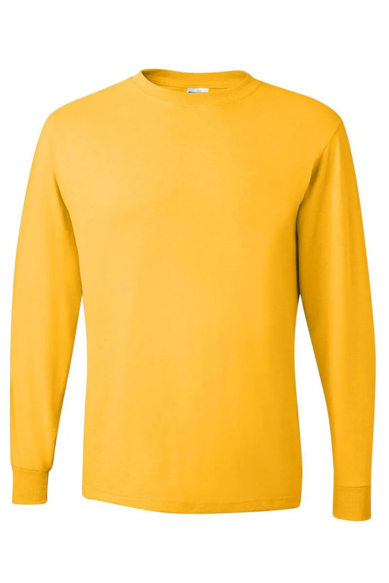 Country On Colorful Chenille Patch Unisex Dri-Power Long-Sleeve 50/50 Tee