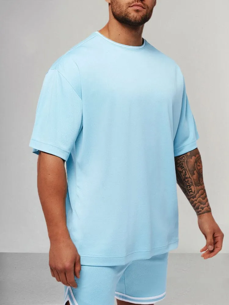 Cozy Stretchy Sport T-shirt Sets
