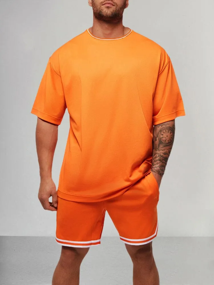 Cozy Stretchy Sport T-shirt Sets