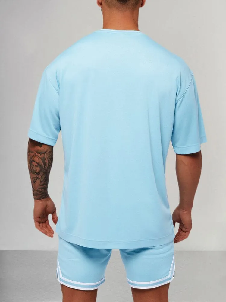 Cozy Stretchy Sport T-shirt Sets