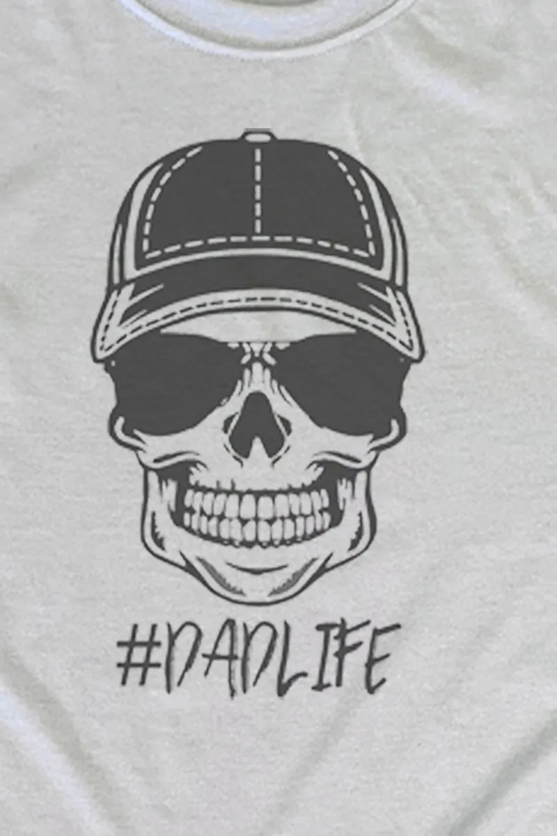 #DADLIFE Skull Unisex Dri-Power Poly Tee