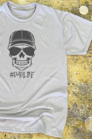 #DADLIFE Skull Unisex Dri-Power Poly Tee