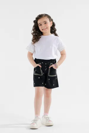 EMBROIDERED SHORTS (E1163/301/902)