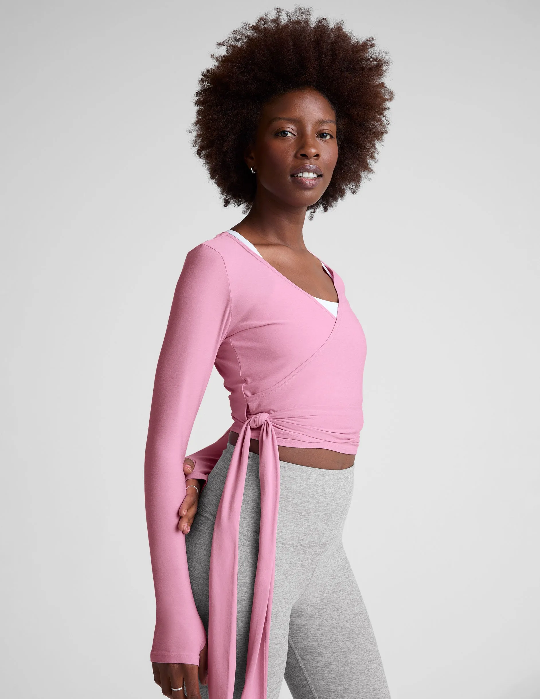Featherweight Waist No Time Wrap Top