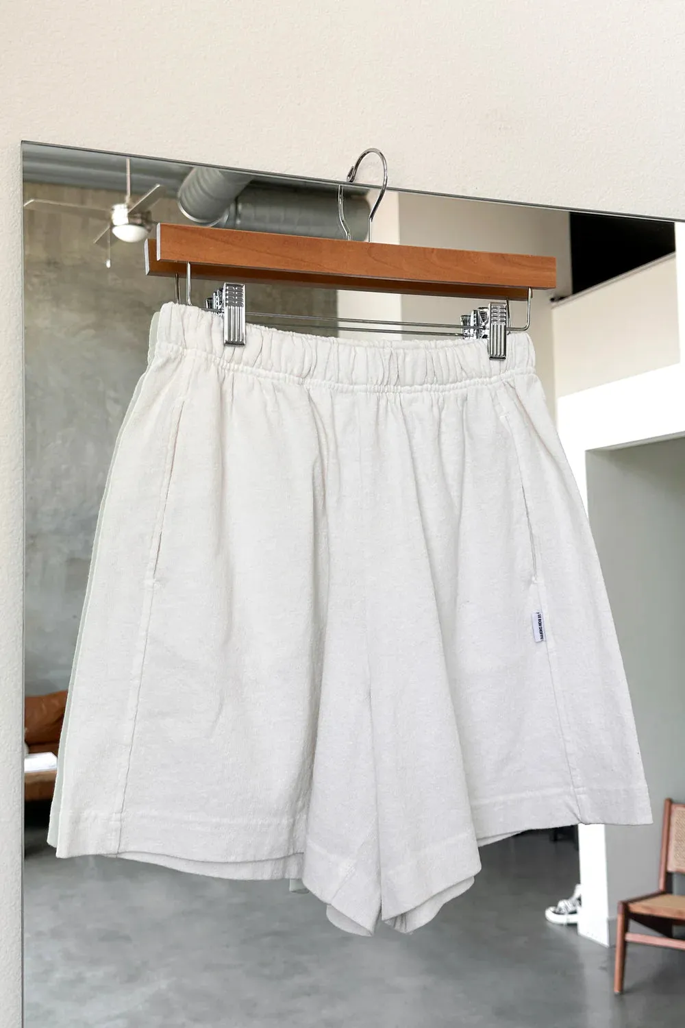 Flared Basketball Shorts - Alabaster
