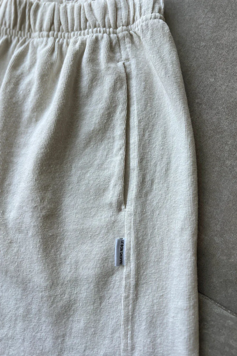 Flared Basketball Shorts - Alabaster