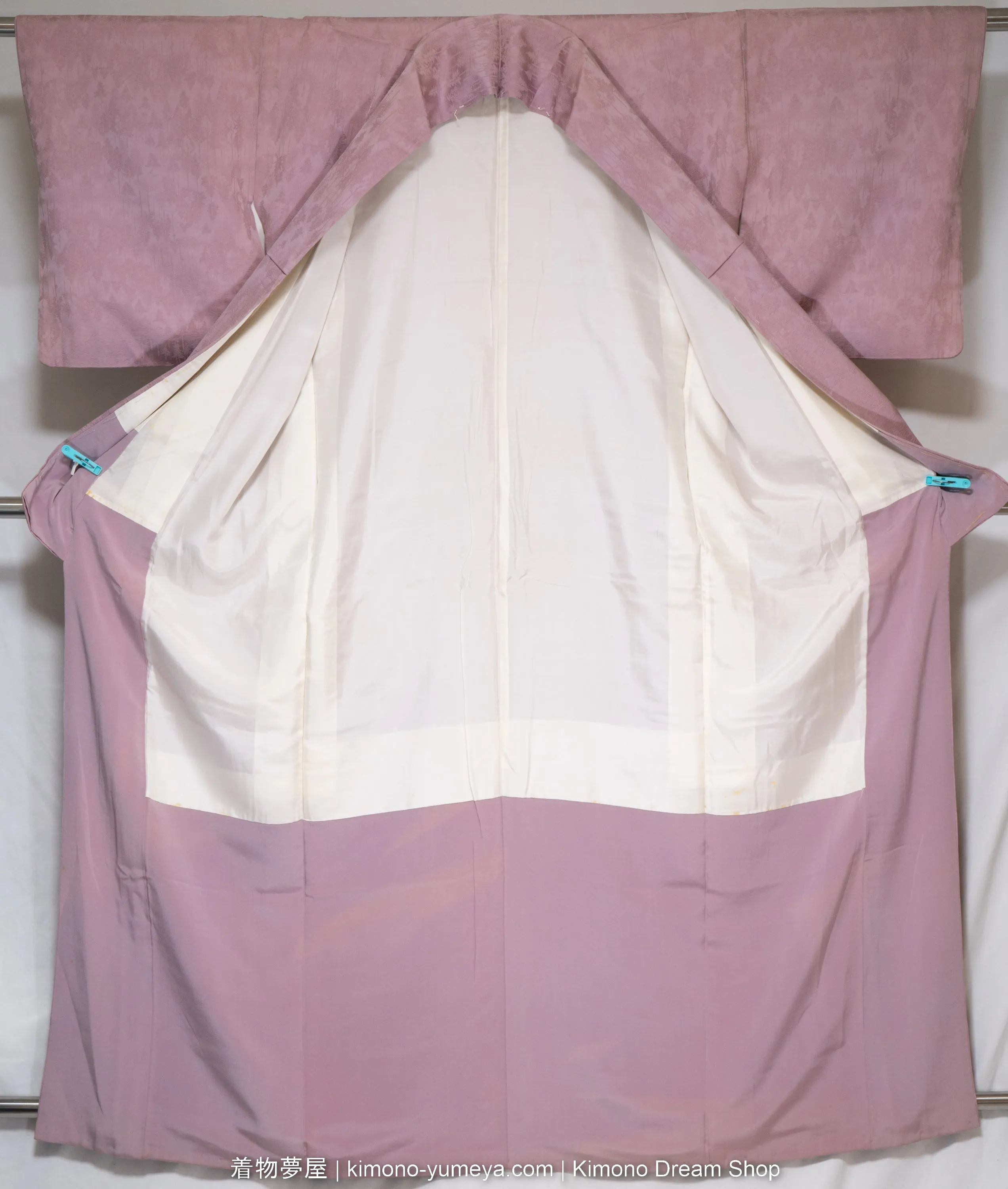 Furisode & Iromuji Bulk Box of Five Traditional Japanese Women's Kimonos - Quality C - 100% Silk, Butterflies, Chrysanthemums, Rivers, Trees, Hemp Leaves