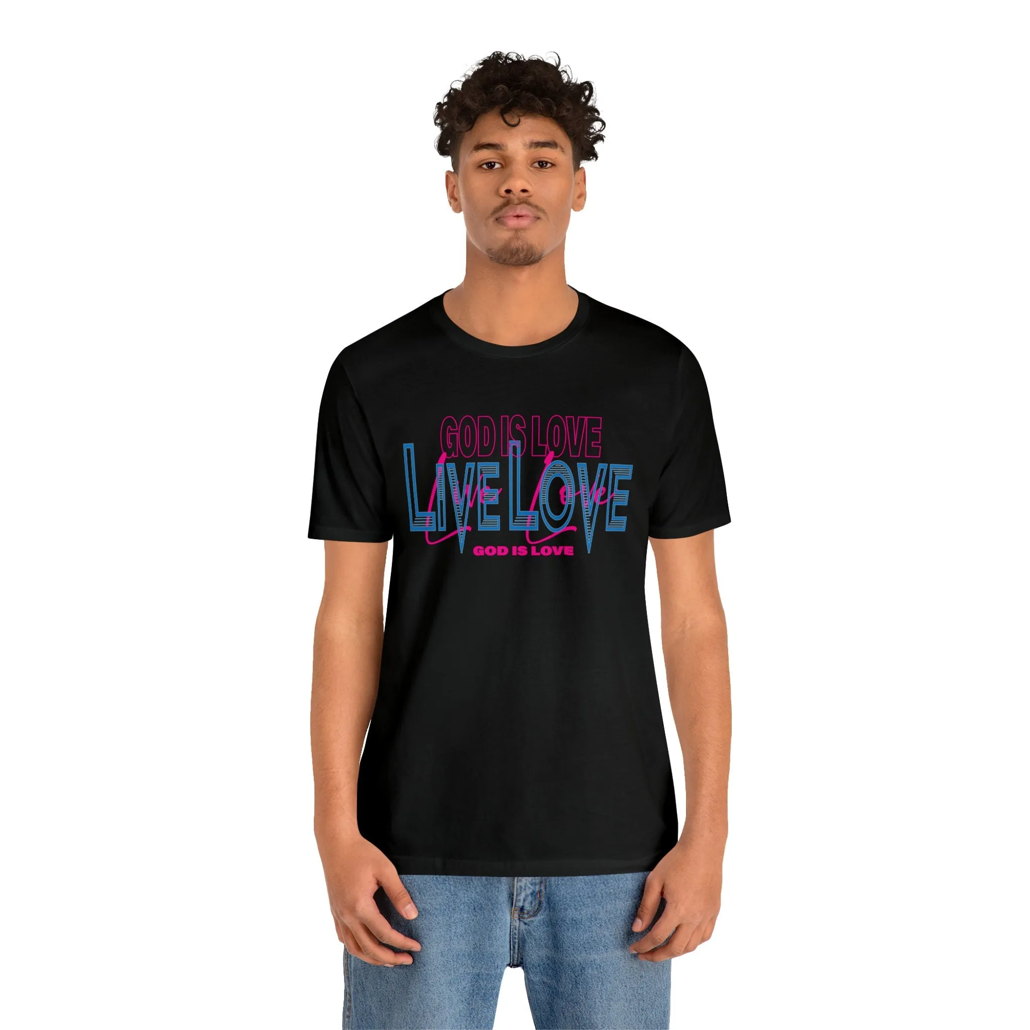 God is Love T-shirt | Inspiration Motivational Positive Vibes | Trendy T-shirts | Loose fit tees | Short Sleeve Tee