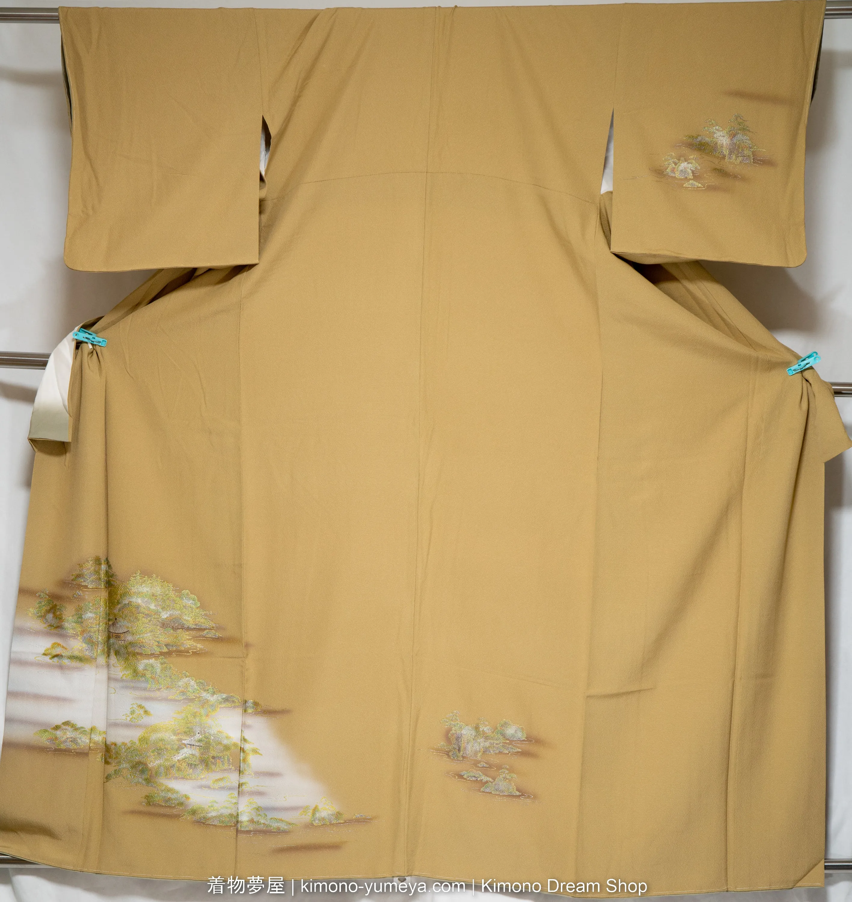 Houmongi, Stripes, Igeta Kimonos - Bulk Set of Five Vintage Women's Kimonos Quality A - Traditional Japanese Robes in Excellent Condition