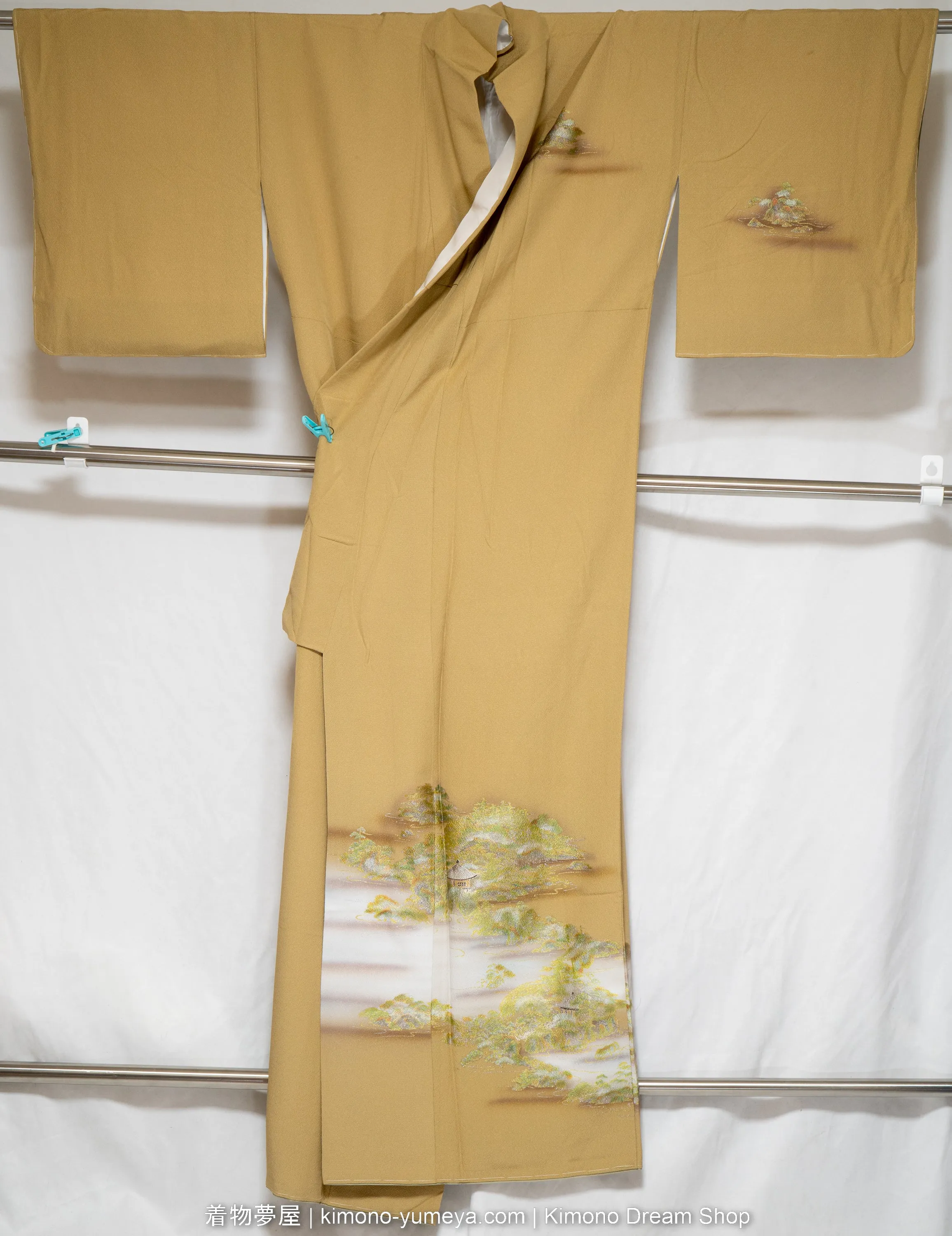 Houmongi, Stripes, Igeta Kimonos - Bulk Set of Five Vintage Women's Kimonos Quality A - Traditional Japanese Robes in Excellent Condition