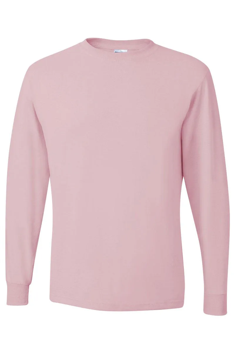 In October We Wear Pink Unisex Dri-Power Long-Sleeve 50/50 Tee