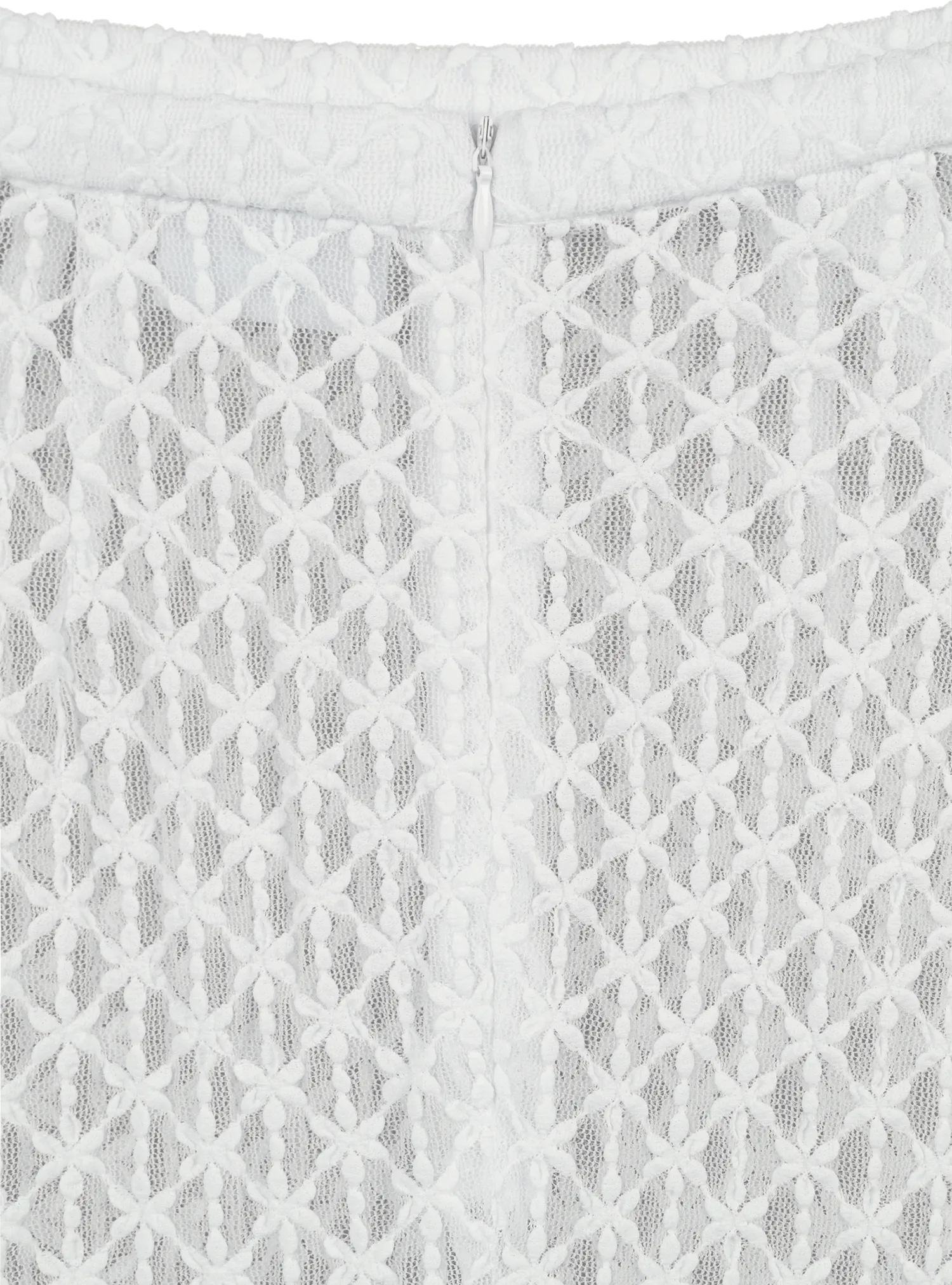 Lace Column Skirt (Eggshell)
