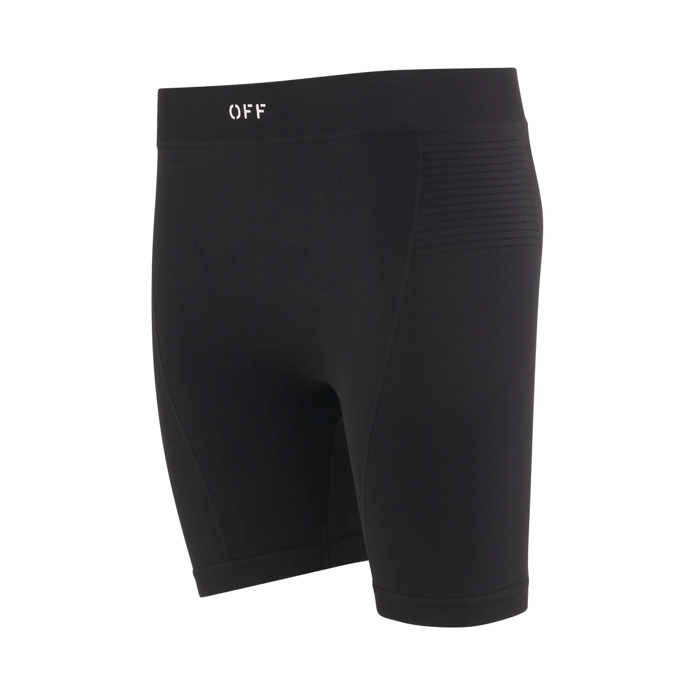 Logo Stamp Seam in Shorts Black/White
