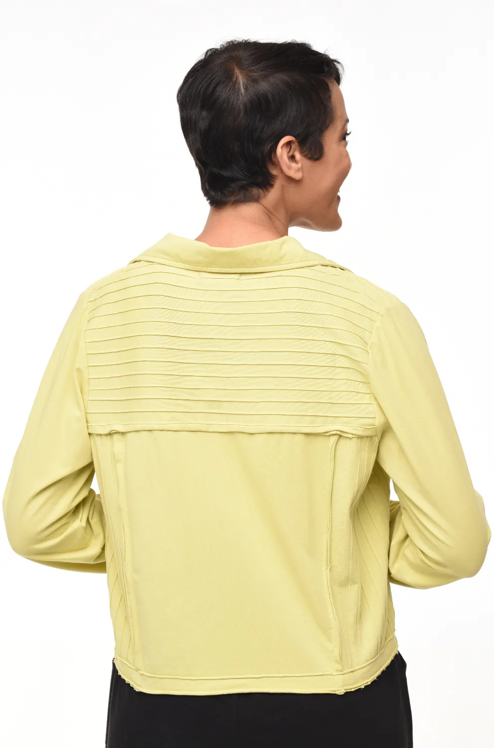 Lucille Womens Jacket in Lime Size Small