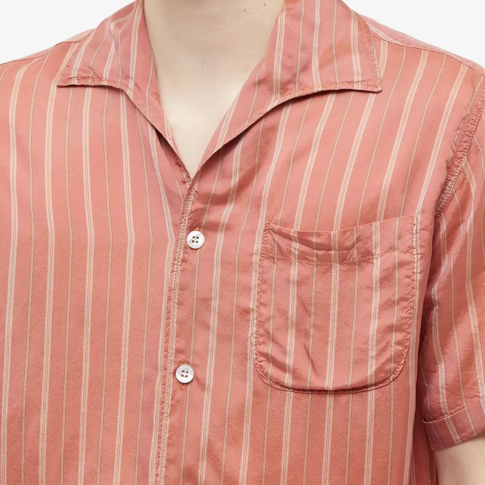 Maison Margiela Striped Vacation Shirt, Pink